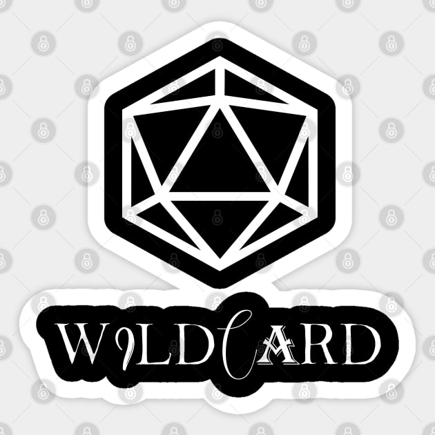 D20 Wildcard Sticker by aaallsmiles